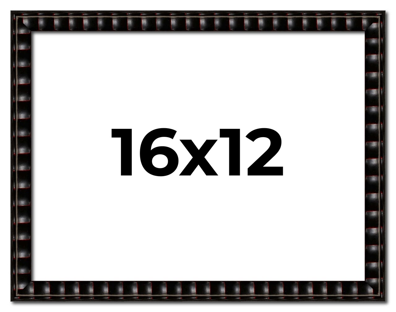 16x12 Bamboo Picture Frame with UV-Resistant Acrylic & Acid Free Backing, Available in 4 Finishes - Brown, Black, Gold, and Natural